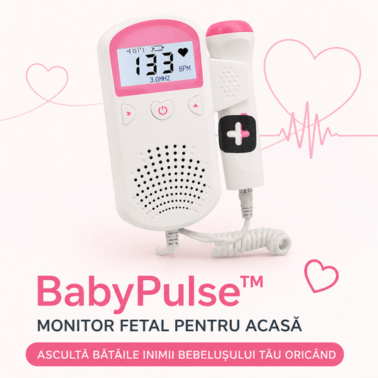 BabyPulse™ – Monitor Fetal pentru Acasă - Aura Store - Reduceri Online România, BabyPulse™ – Monitor Fetal pentru Acasă - Incaltaminte Online