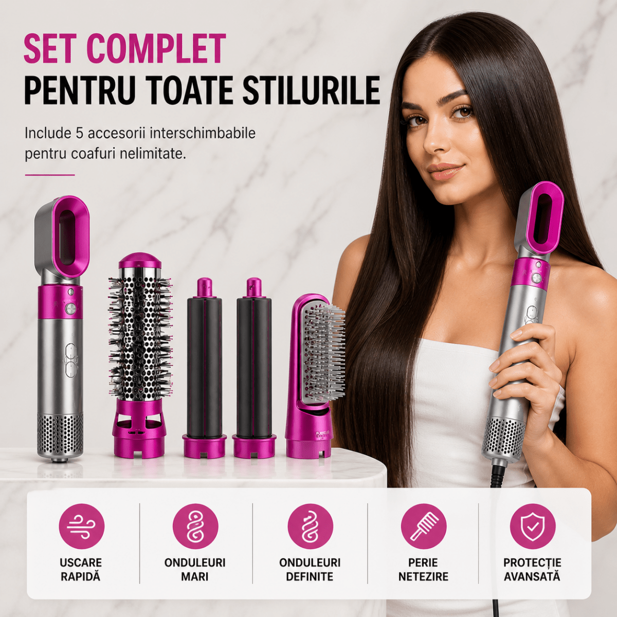 CurlEase Pro™ – Ondulator Profesional pentru Bucle Perfecte - Aura Store - Reduceri Online România, CurlEase Pro™ – Ondulator Profesional pentru Bucle Perfecte - Incaltaminte Online