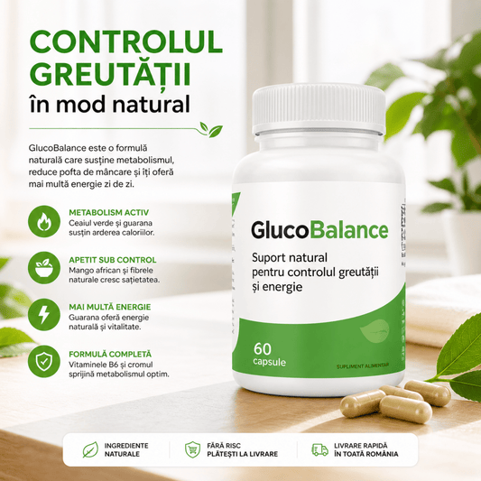 GlucoBalance™ – Capsule pentru Controlul Greutății și Energie - Aura Store - Reduceri Online România, GlucoBalance™ – Capsule pentru Controlul Greutății și Energie - Incaltaminte Online