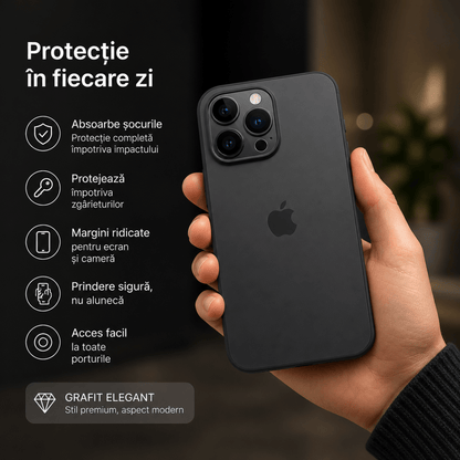 GraphiteShield™ – Husă Premium Grafit pentru iPhone 14 - Aura Store - Reduceri Online România, GraphiteShield™ – Husă Premium Grafit pentru iPhone 14 - Incaltaminte Online