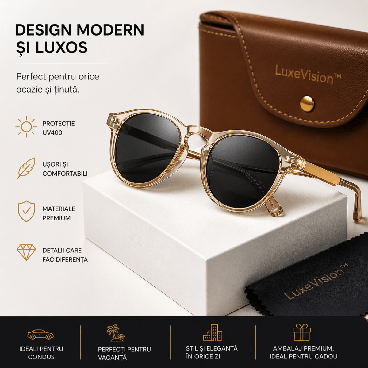 LuxeVision™ – Ochelari de Soare Premium - Aura Store - Reduceri Online România, LuxeVision™ – Ochelari de Soare Premium - Incaltaminte Online