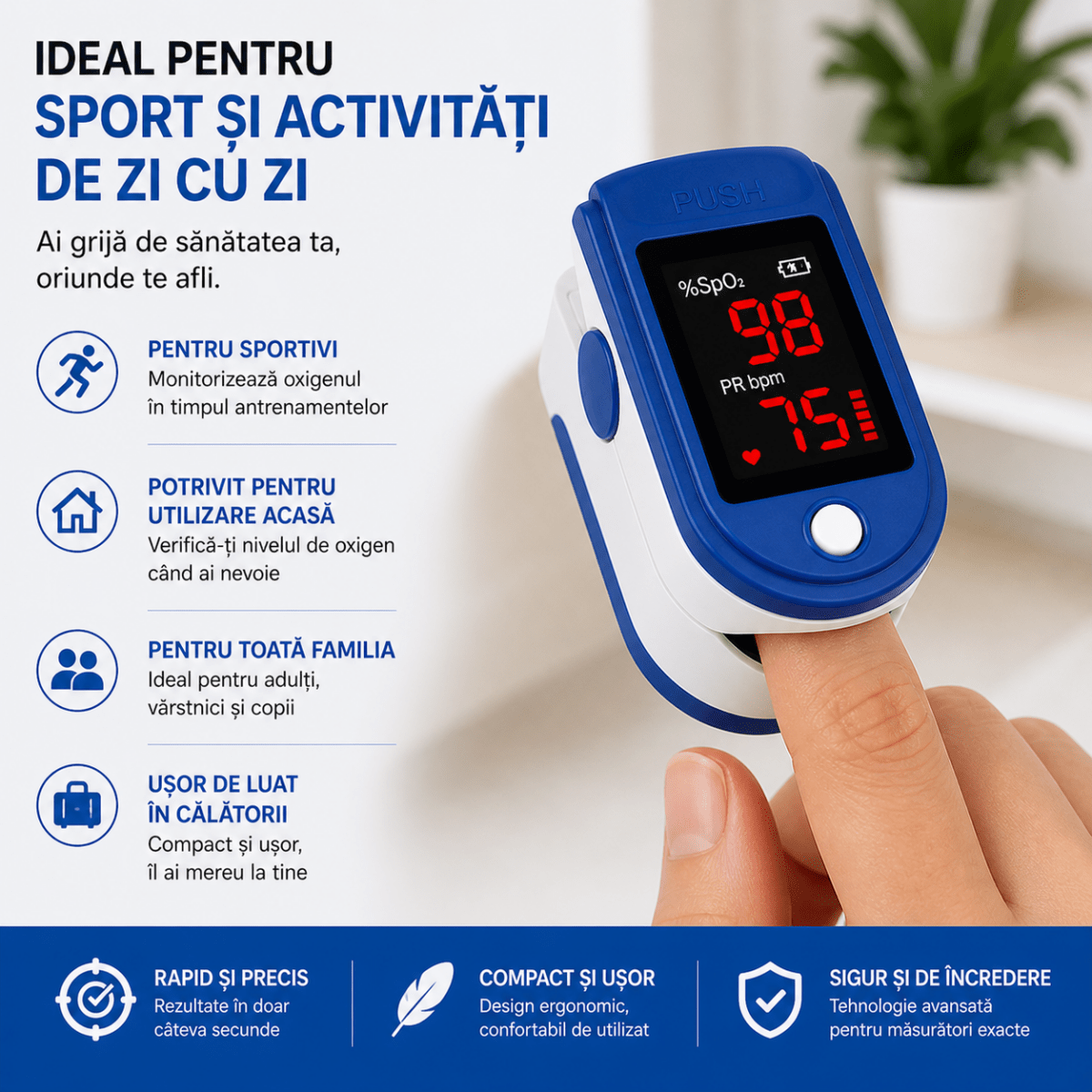 OxyTrack™ – Pulsoximetru pentru Monitorizare Zilnică - Aura Store - Reduceri Online România, OxyTrack™ – Pulsoximetru pentru Monitorizare Zilnică - Incaltaminte Online