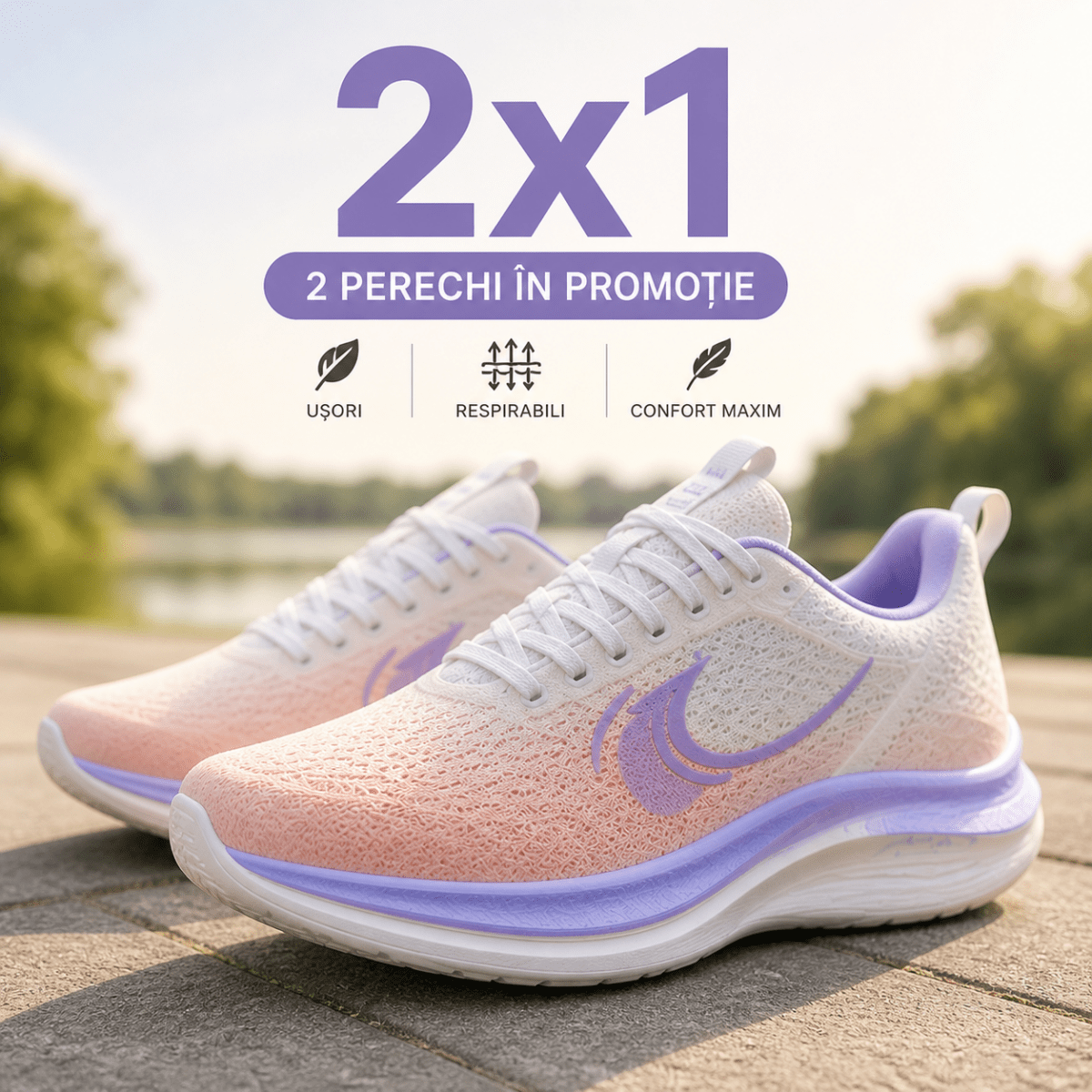 RunFlex Duo™ – Set 2 Adidași Femei în Promoție - Aura Store - Reduceri Online România, RunFlex Duo™ – Set 2 Adidași Femei în Promoție - Incaltaminte Online