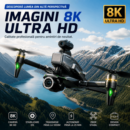 SkyVision Pro™ – Dronă 8K Ultra HD - Aura Store - Reduceri Online România, SkyVision Pro™ – Dronă 8K Ultra HD - Incaltaminte Online